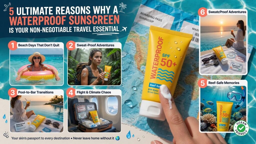5 Ultimate Reasons Why a Waterproof Sunscreen Is Your Non-Negotiable Travel Essential