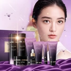 Luxurious & Elegant Nine-Piece Moisturizing Essence Skincare Gift Set