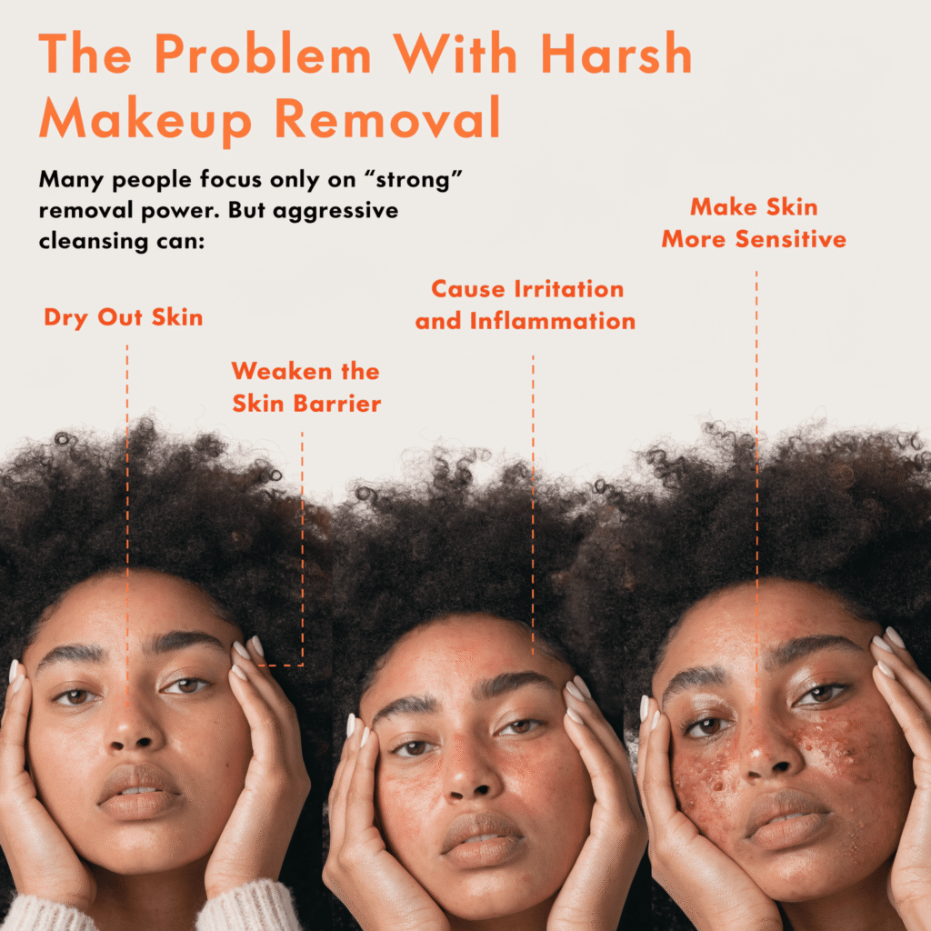 The Problem With Harsh Makeup Removal