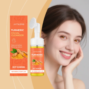 Turmeric Cleansing Mousse Deep Pore Acne Facial Cleanser 100ml