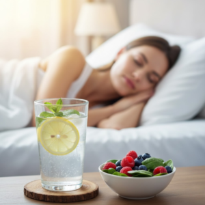 Close-up of a refreshed and vibrant eye area after consistent use of a hydrating eye serum.