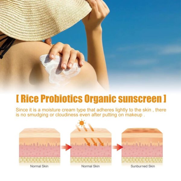 probiotic rice sunscreen SPF 50