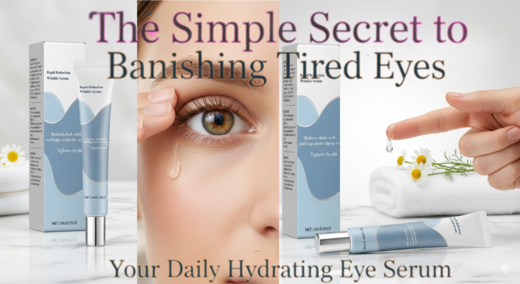 eye after using a hydrating eye serum daily