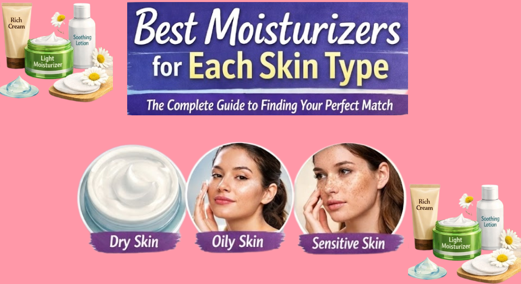 Best Moisturizers for Each Skin Typ
