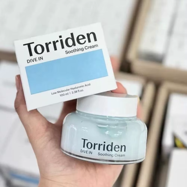 Torriden Dive-In Soothing Cream hydrating moisturizer with low molecular hyaluronic acid