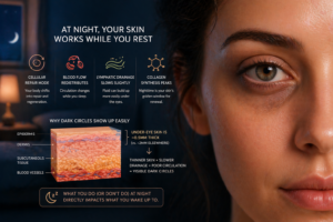 Why Dark Circles Get Worse at Night (The Science You Need to Know)