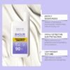 EELHOE SPF 90 sunscreen cream 50ml tube on a clean white surface with soft natural light