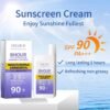 EELHOE SPF 90 sunscreen cream 50ml tube on a clean white surface with soft natural light
