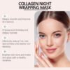 Collagen Peel Off Mask Night Wrapping Hydrating Firming Brightening Elasticity Care Cleansing Face Skin Care Beauty Facial Mask