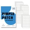 800Pcs Hydrocolloid Acne Pimple Patches, Invisible Blemish Spot Cover Stickers, Oil Absorbing Facial Skin Care Zit Patches