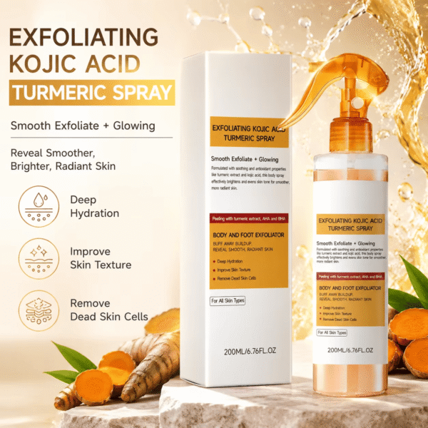 Turmeric Body Spray – 3 Radiant Ingredients for Silky, Glowing Skin