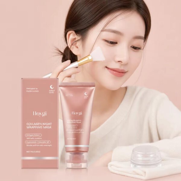 Collagen Peel Off Mask Night Wrapping Hydrating Firming Brightening Elasticity Care Cleansing Face Skin Care Beauty Facial Mask