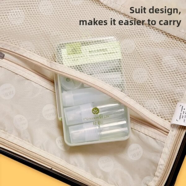 10/11PCS Travel Cosmetic Dispenser Bottle Set Refillable Spray Bottles Lotion Shampoo Squeeze Tube Cream Jar Cosmetic Containers