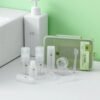 10/11PCS Travel Cosmetic Dispenser Bottle Set Refillable Spray Bottles Lotion Shampoo Squeeze Tube Cream Jar Cosmetic Containers