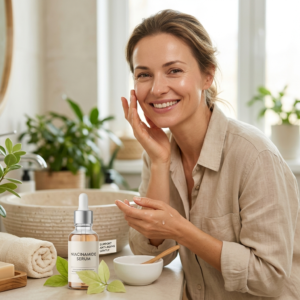 6. It Supports Anti-Aging Without Being Harsh Most anti-aging ingredients — retinol, AHAs, vitamin C — come with a learning curve. Sensitivity, peeling, the dreaded skin purge. Niacinamide works differently. 