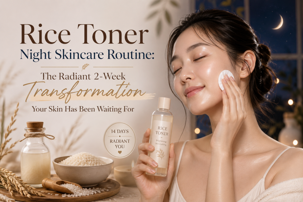 Rice Toner Night Skincare Routine: The Radiant 2-Week Transformation Your Skin Has Been Waiting For