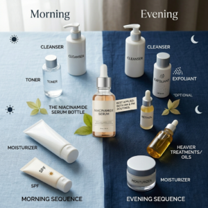 The Best Time to Apply It in Your Routine Niacinamide is beautifully flexible. It plays well in both AM and PM routines. 
