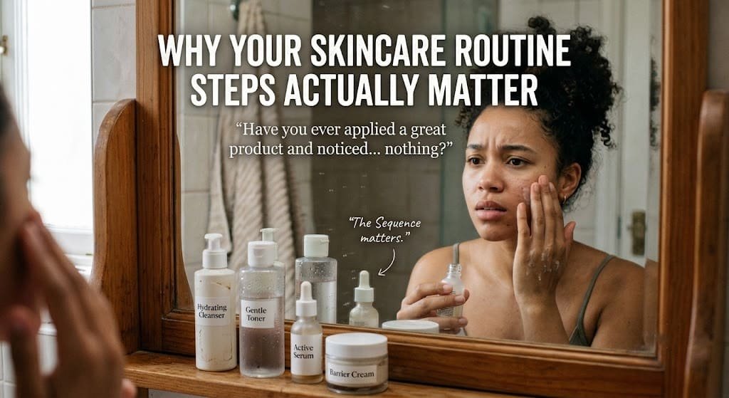 Why Your Skincare Routine Steps Actually Matter
Have you ever applied a great product and noticed… nothing? Weeks pass, and your skin looks exactly the same.