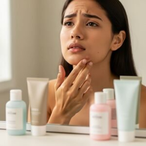 You press your fingers to your chin and feel it before you see it — a dense, warm knot sitting somewhere just below the surface. You check the mirror: nothing there. But it's there. You know it is. And now you can't stop touching it.Knowing how to treat a blind pimple under the skin 