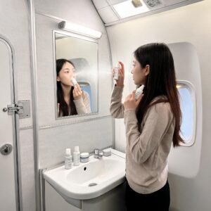 The Invisible Enemy: Why Plane Cabin Air is Your Skin's Worst Nightmare
Have you ever stepped off a long-haul flight, caught a glimpse of yourself in the airport mirror, and felt like you’d aged five years in ten hours? We’ve all been there. Your skin feels tight, your under-eyes look hollow, and that "vacation glow" you were hoping for is nowhere to be found. “What if your skin could feel as fresh and dewy when you land as it did when you boarded?”