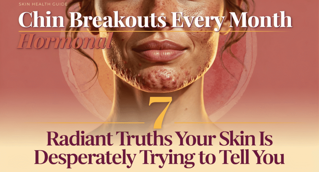 chin breakouts every month hormonal