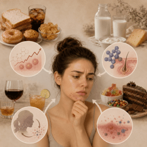 Foods That May Amplify Hormonal Chin Breakouts