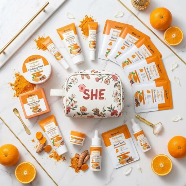 turmeric vitamin c skincare set
