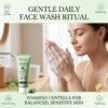 BIOAOUA Centella Facial Cleanser Moisturizing Anti-aging Whitening Anti Acne Face Wash Foam Facial Cleanser Skin Care