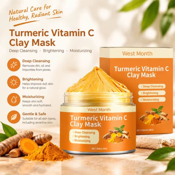 Turmeric Vitamin C Face Mask – Deep Glow Ritual