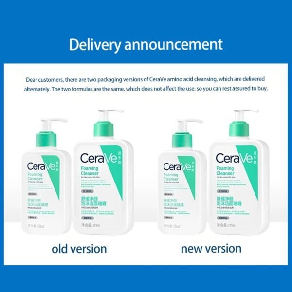 CeraVe Hydrating Facial Cleanser bottle on a minimalist marble background for luxury self-care.