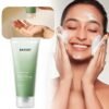 Quercetin deep cleansing foam lather on skin — gentle pore care ritual