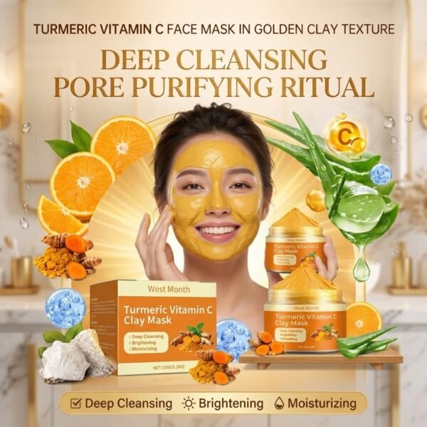 Turmeric Vitamin C Face Mask – Deep Glow Ritual