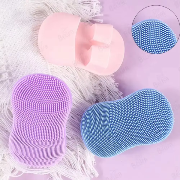 Face Scrubber Mini Facial Brush Silicone Wash Exfoliator Finger Glove Pads Handheld Cleansing Brushes Tool Skin Care Deep Clean