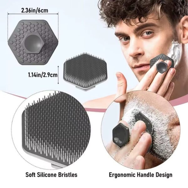 Face Scrubber Mini Facial Brush Silicone Wash Exfoliator Finger Glove Pads Handheld Cleansing Brushes Tool Skin Care Deep Clean