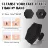 Face Scrubber Mini Facial Brush Silicone Wash Exfoliator Finger Glove Pads Handheld Cleansing Brushes Tool Skin Care Deep Clean